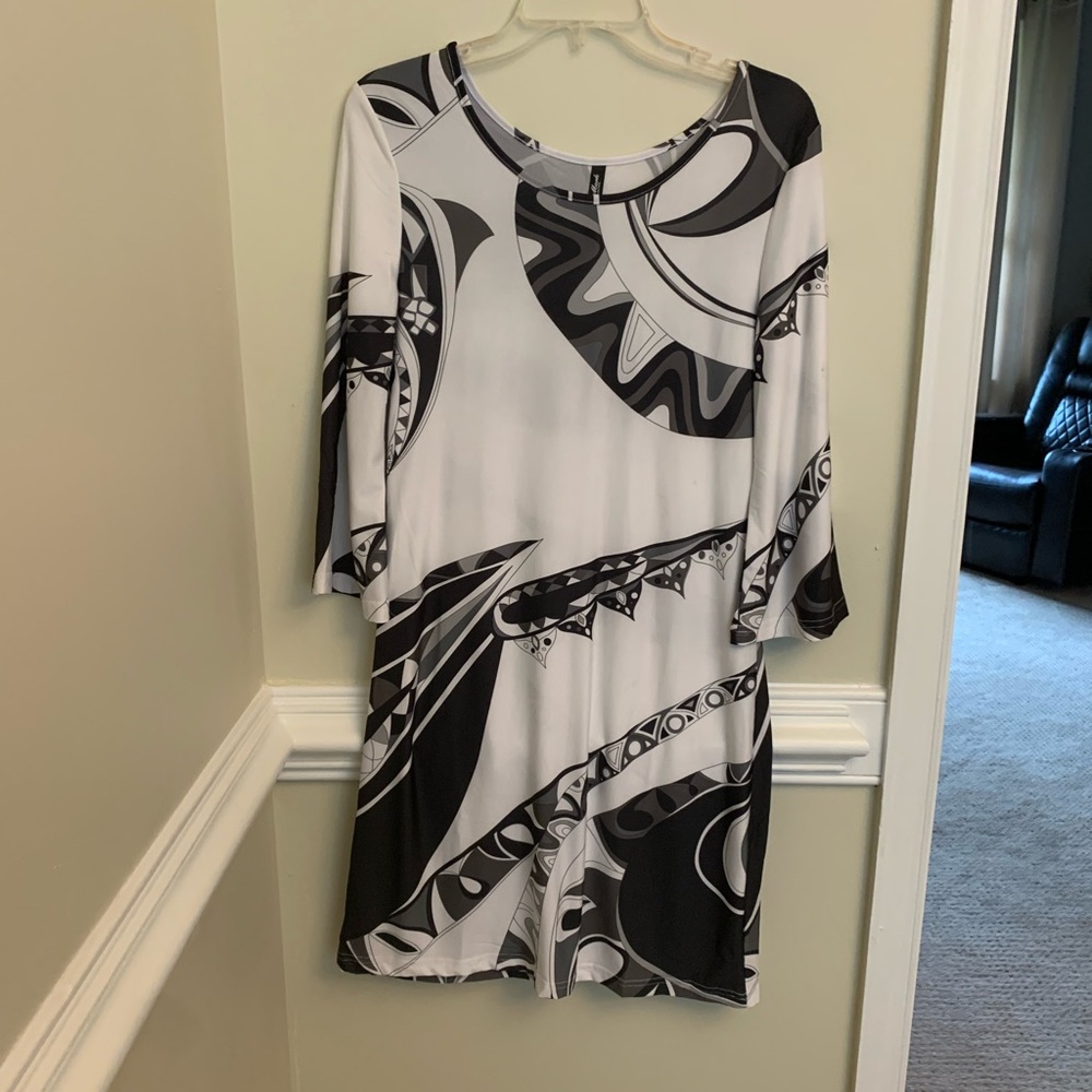 Slinky material dress